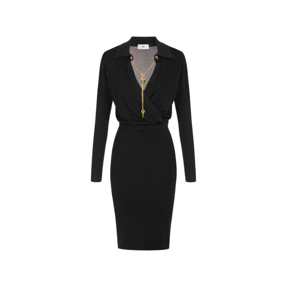 Elisabetta Franchi Black Dresses - Day Dresses Women